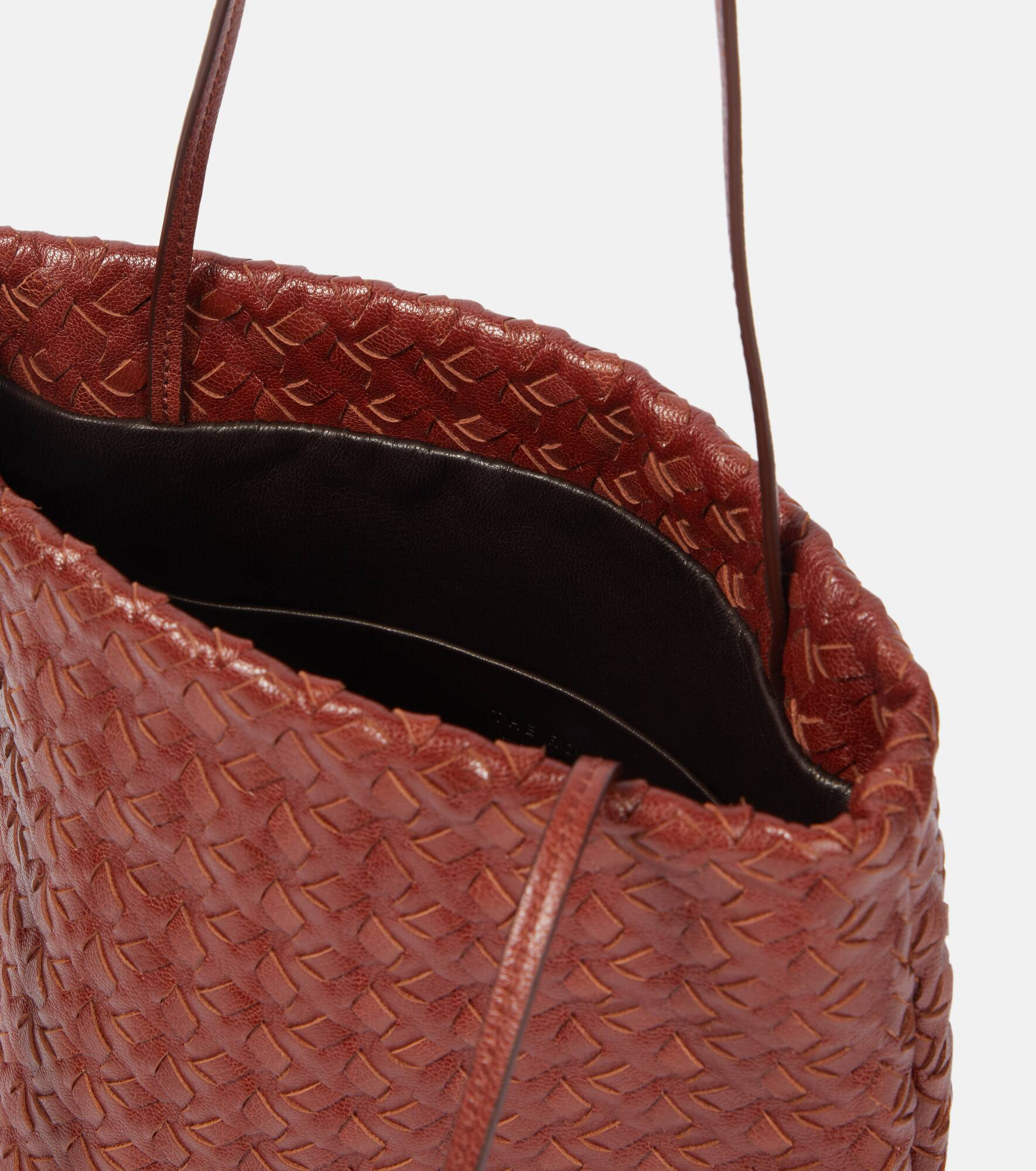 Lilou woven leather shoulder bag - 3