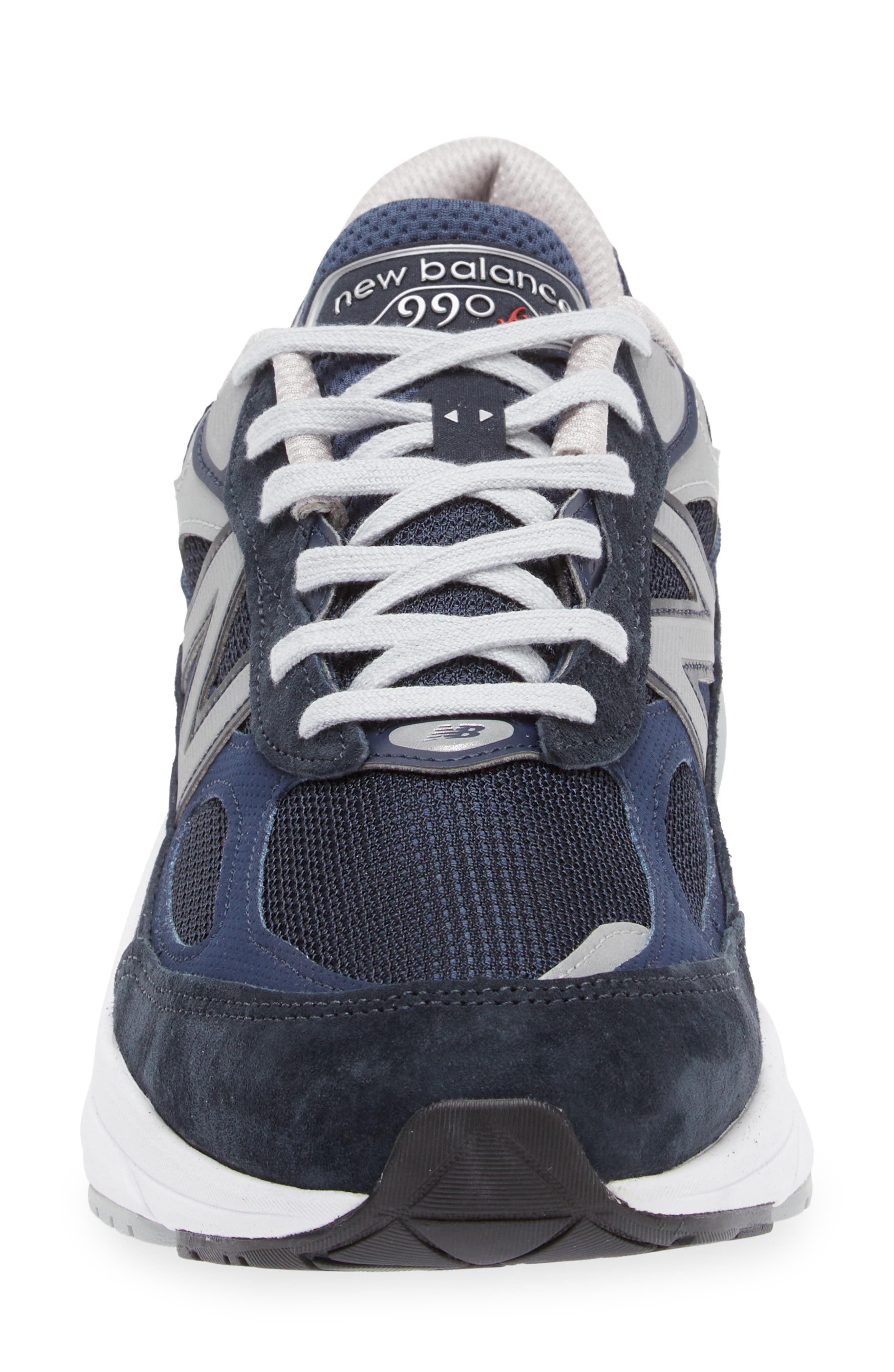 New Balance 990V6 Core Running Shoe in Navy/Navy at Nordstrom - 4