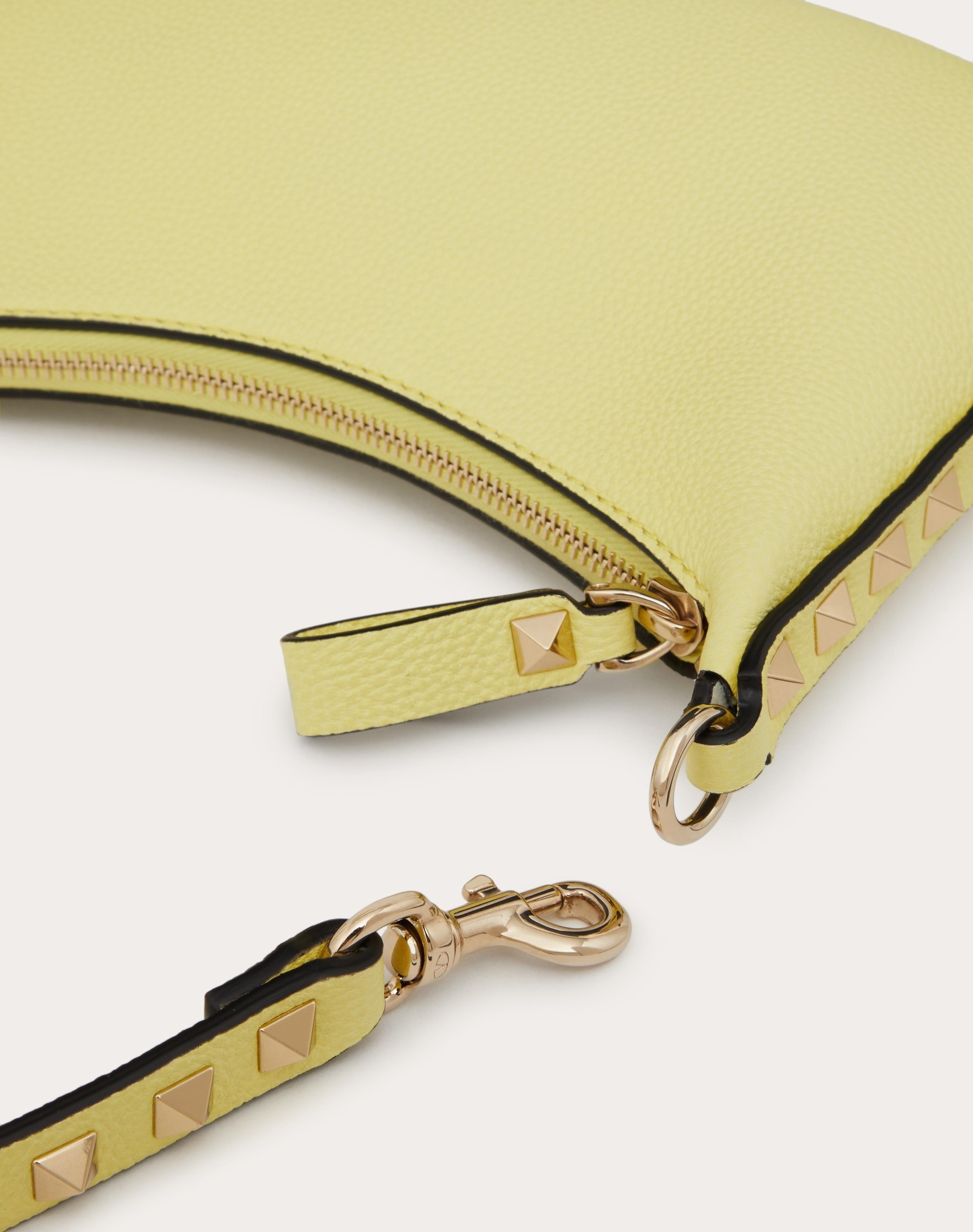 MINI ROCKSTUD HOBO BAG IN GRAINY CALFSKIN - 8