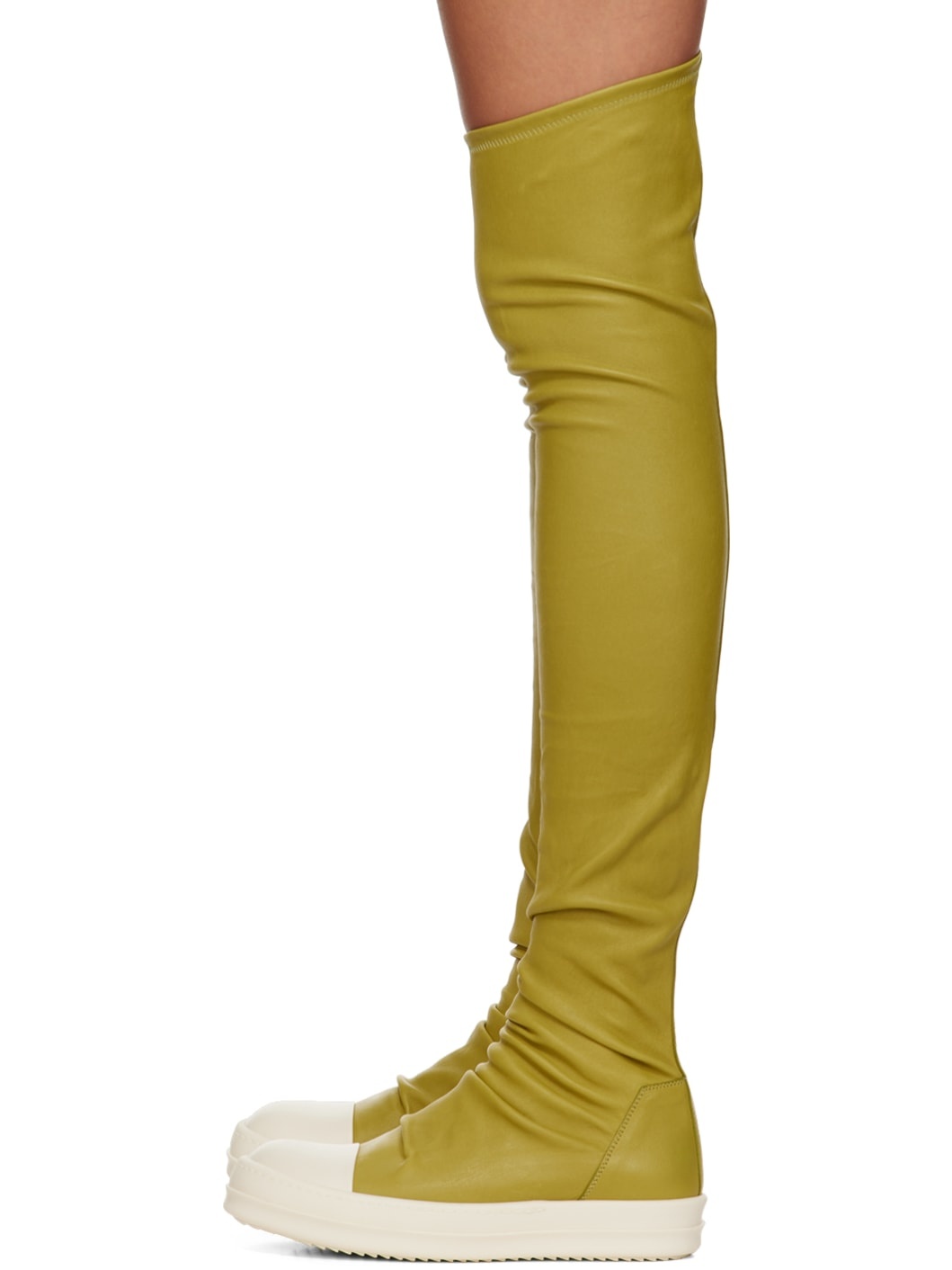 Yellow Stocking Boots - 3