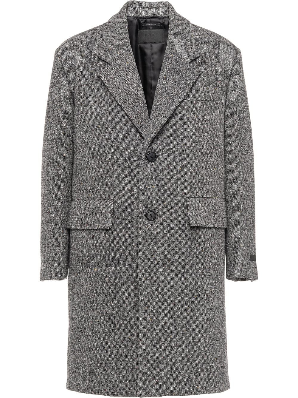 single-breasted overcoat - 1