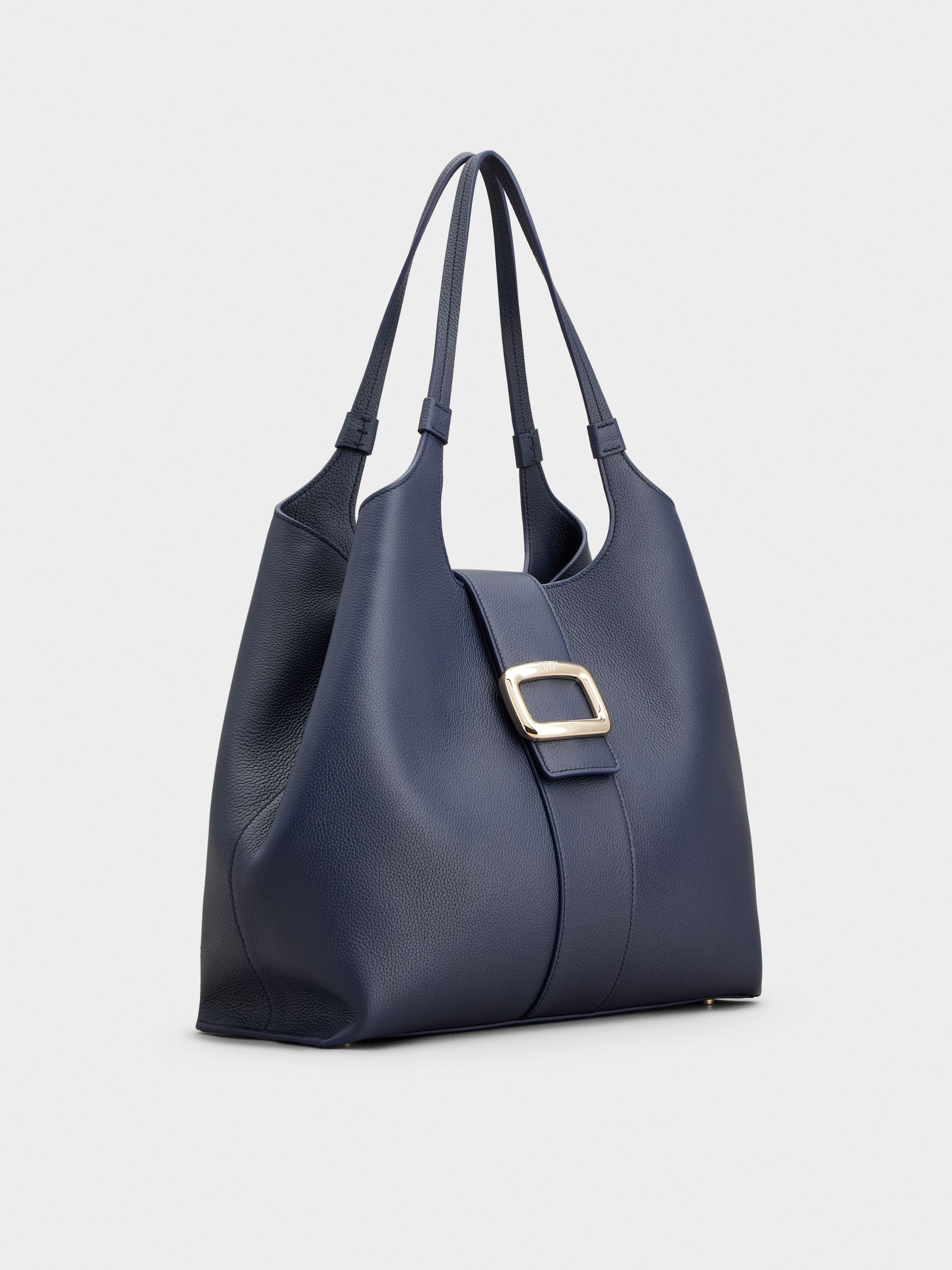 Viv' Choc Medium Shopping Bag in leather - 3