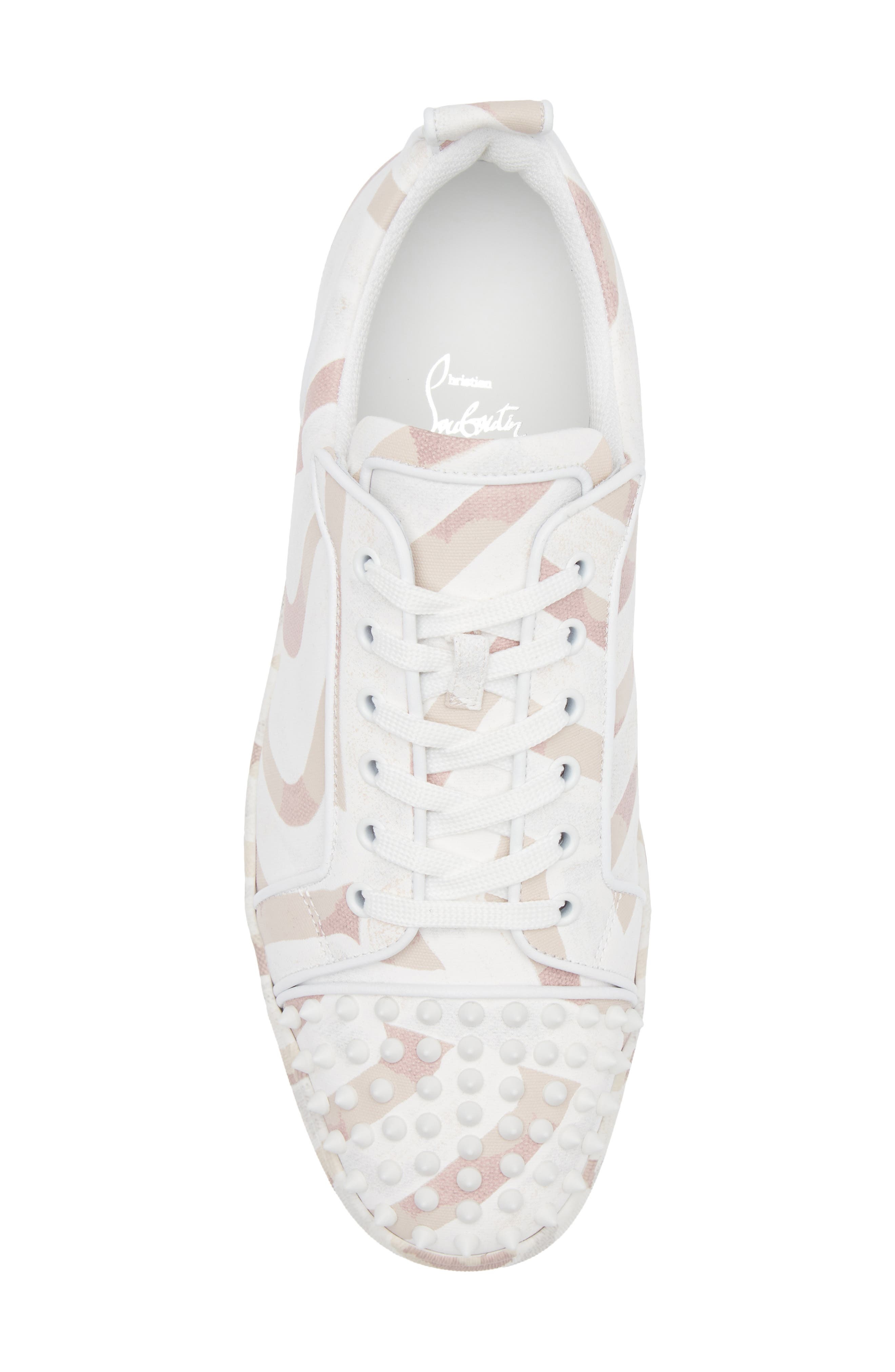 Christian Louboutin Louis Junior Orlato Spikes Sneaker in Multi Leche at Nordstrom - 5