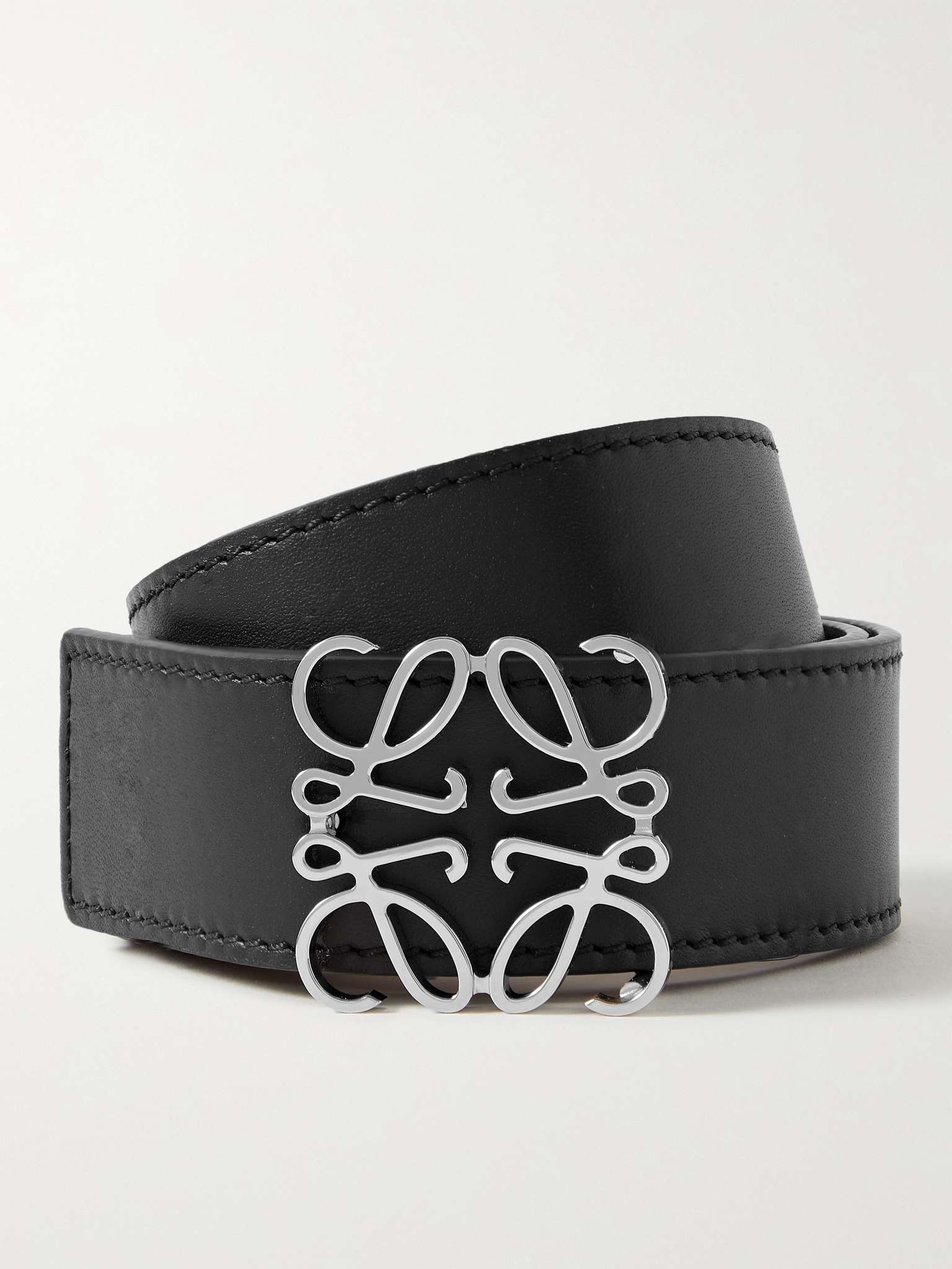 3cm Reversible Leather Belt - 1