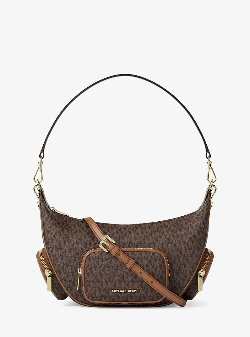 Merritt Medium Signature Logo Convertible Shoulder Bag - 1