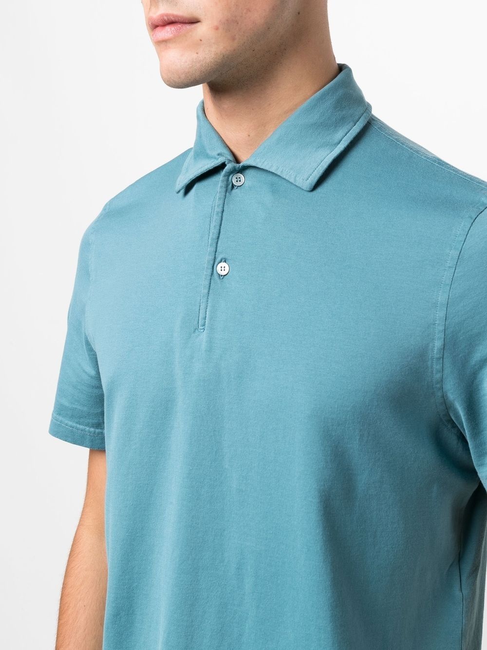 short-sleeved polo shirt - 5