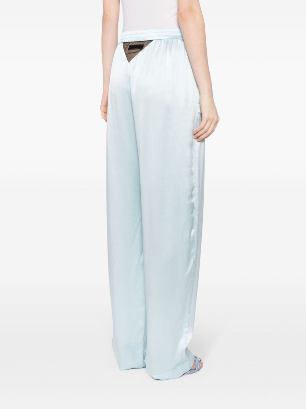logo cutout boxer trousers - 4
