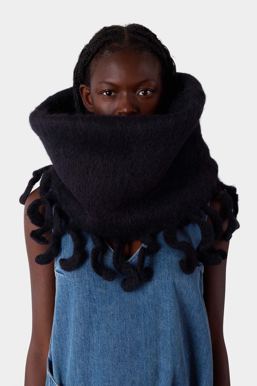 HAIRY MEGA COLLO / black - 2