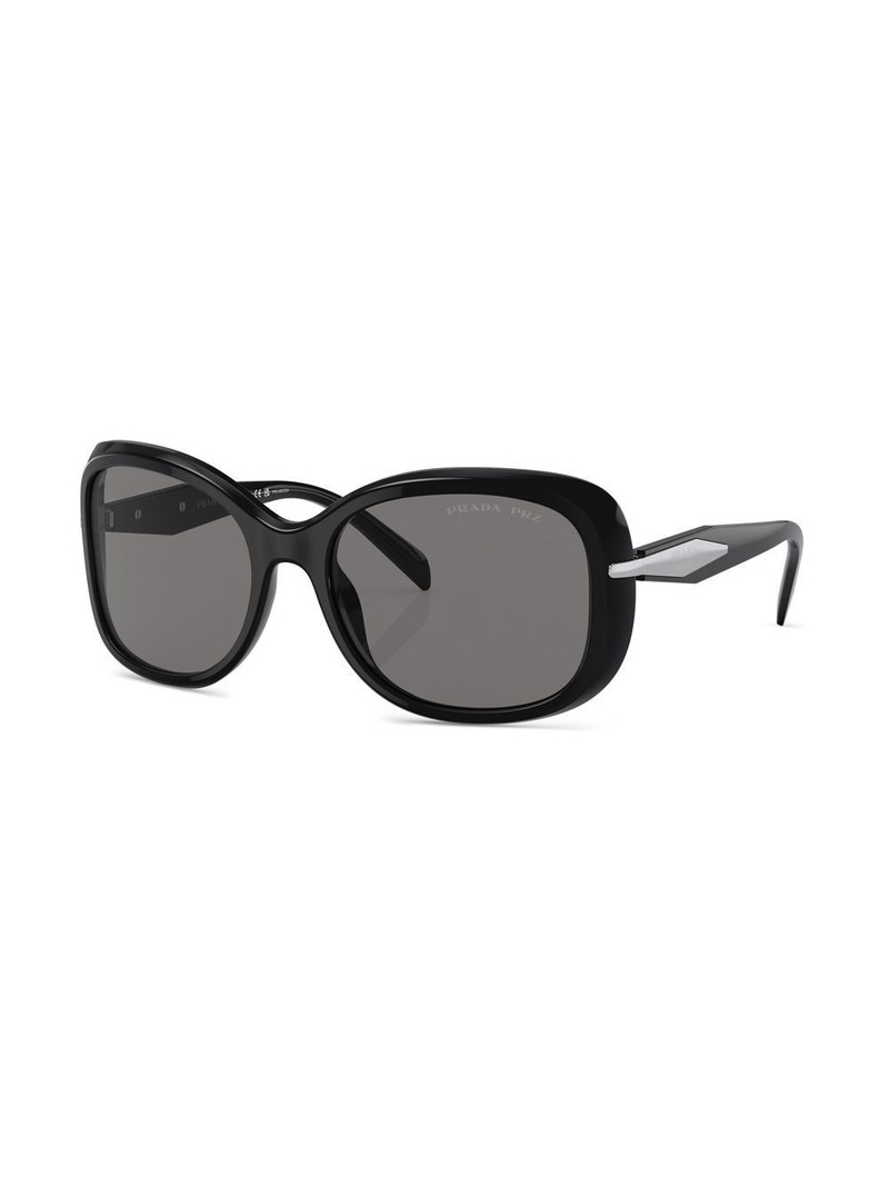 Prada logo-arm detail sunglasses outlook
