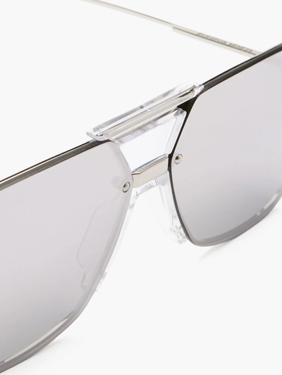 Bottega Veneta Aviator metal sunglasses outlook