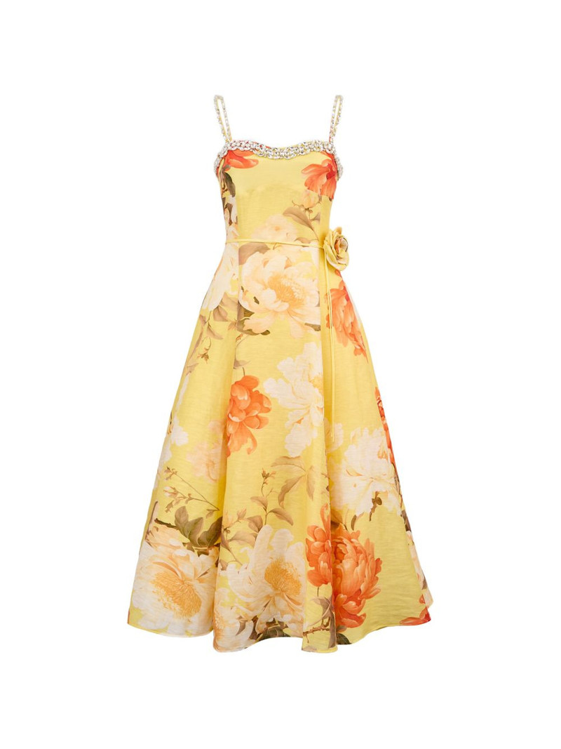 Mariela floral-embellished maxi dress 1