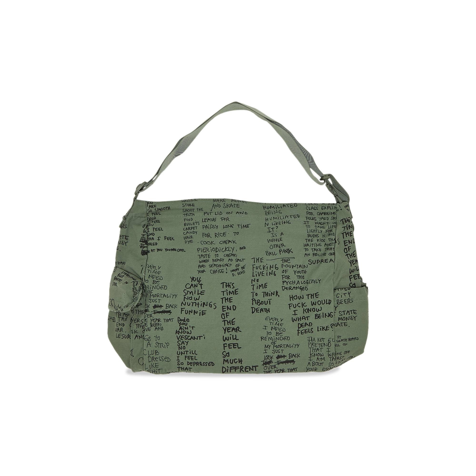 Supreme Supreme Field Messenger Bag 'Olive Gonz' | REVERSIBLE