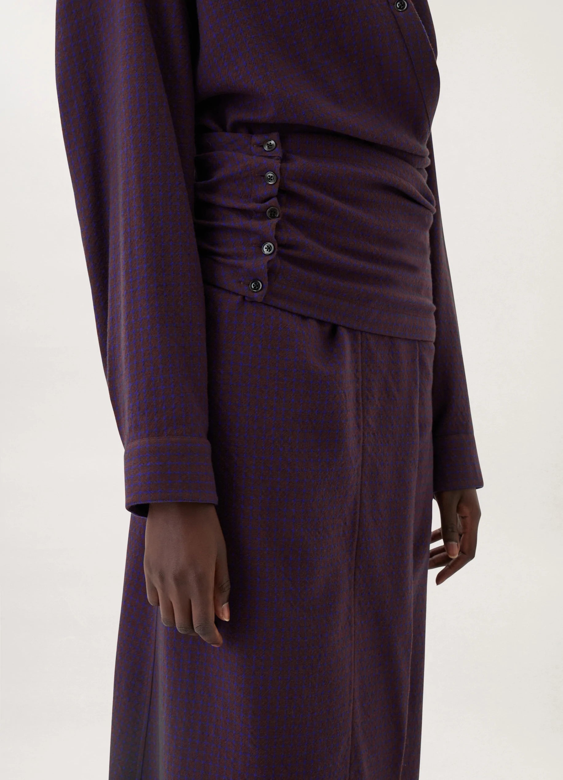 WRAP DRESS
CHECKED WOOL - 4