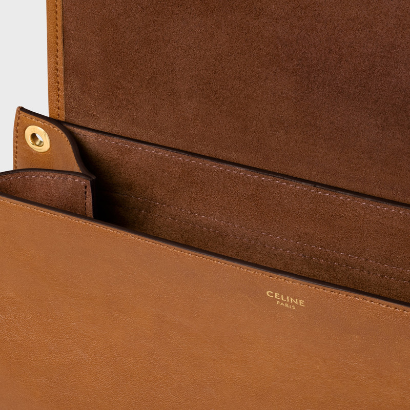 BESACE SOFT TRIOMPHE IN SUPPLE SHINY LAMBSKIN 4