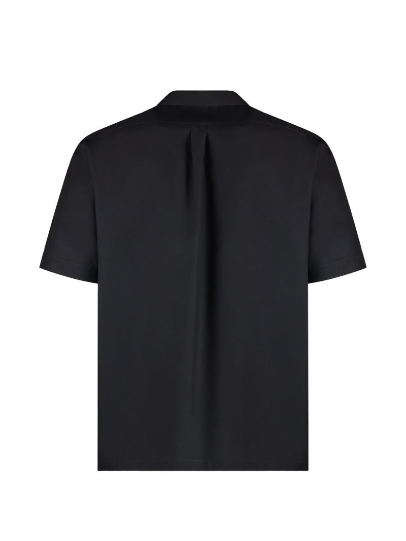 UMITBENAN Havana short-sleeve pocket-detail silk shirt outlook