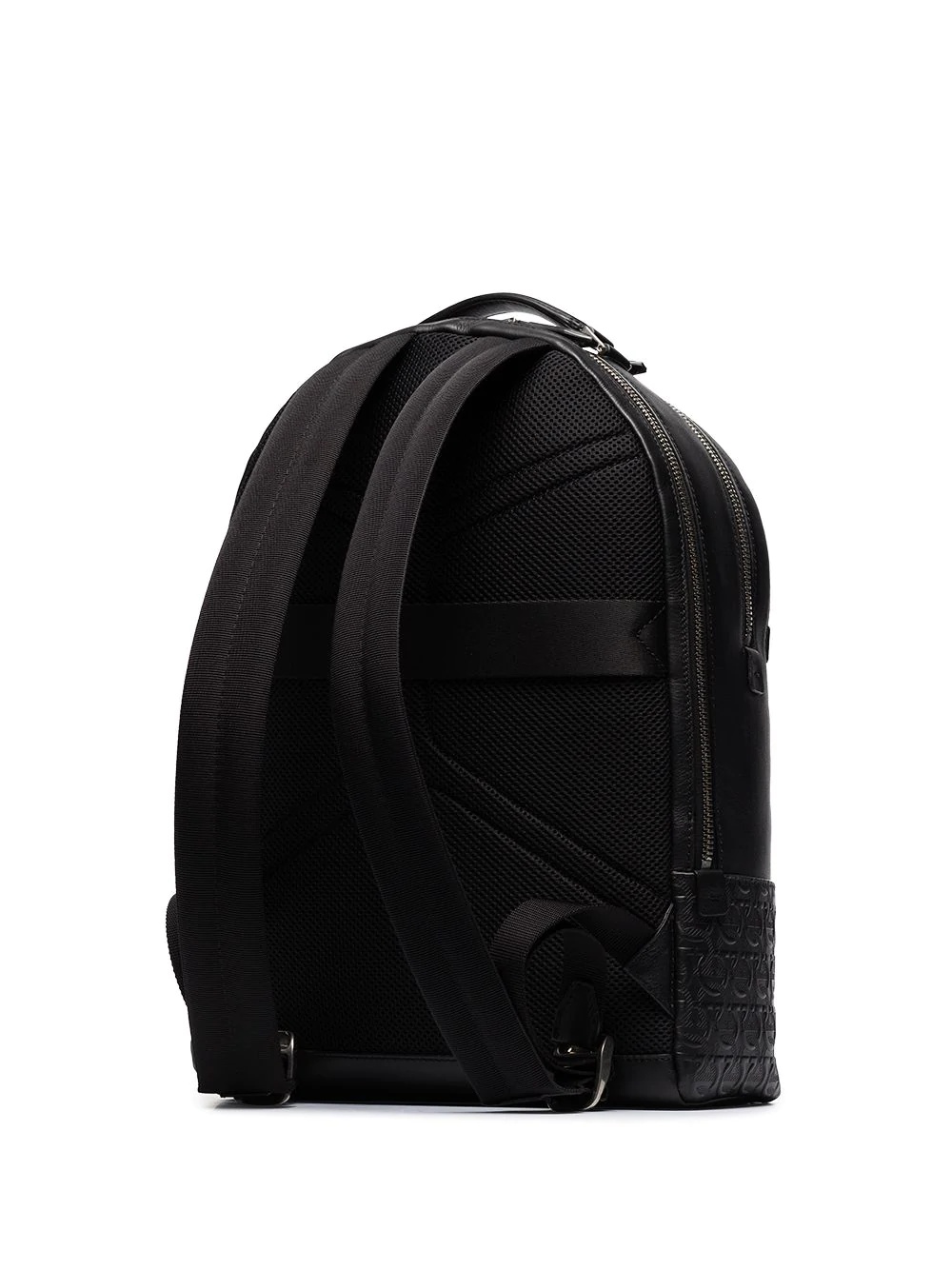 Gancini embossed-logo backpack - 3