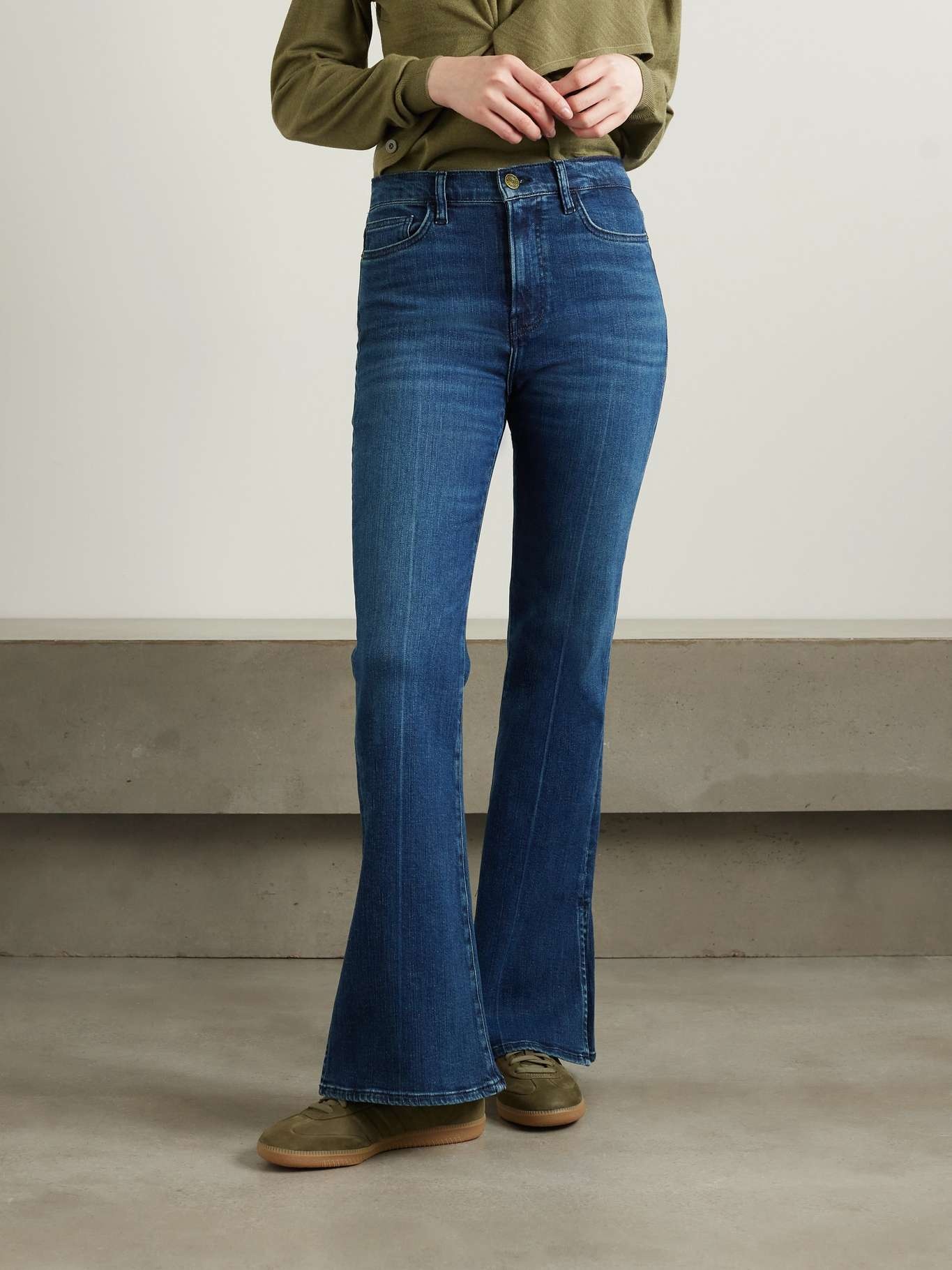 Le Easy Flare mid-rise flared jeans - 3