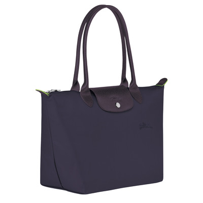 Longchamp Le Pliage Green M Tote bag Bilberry - Recycled canvas outlook