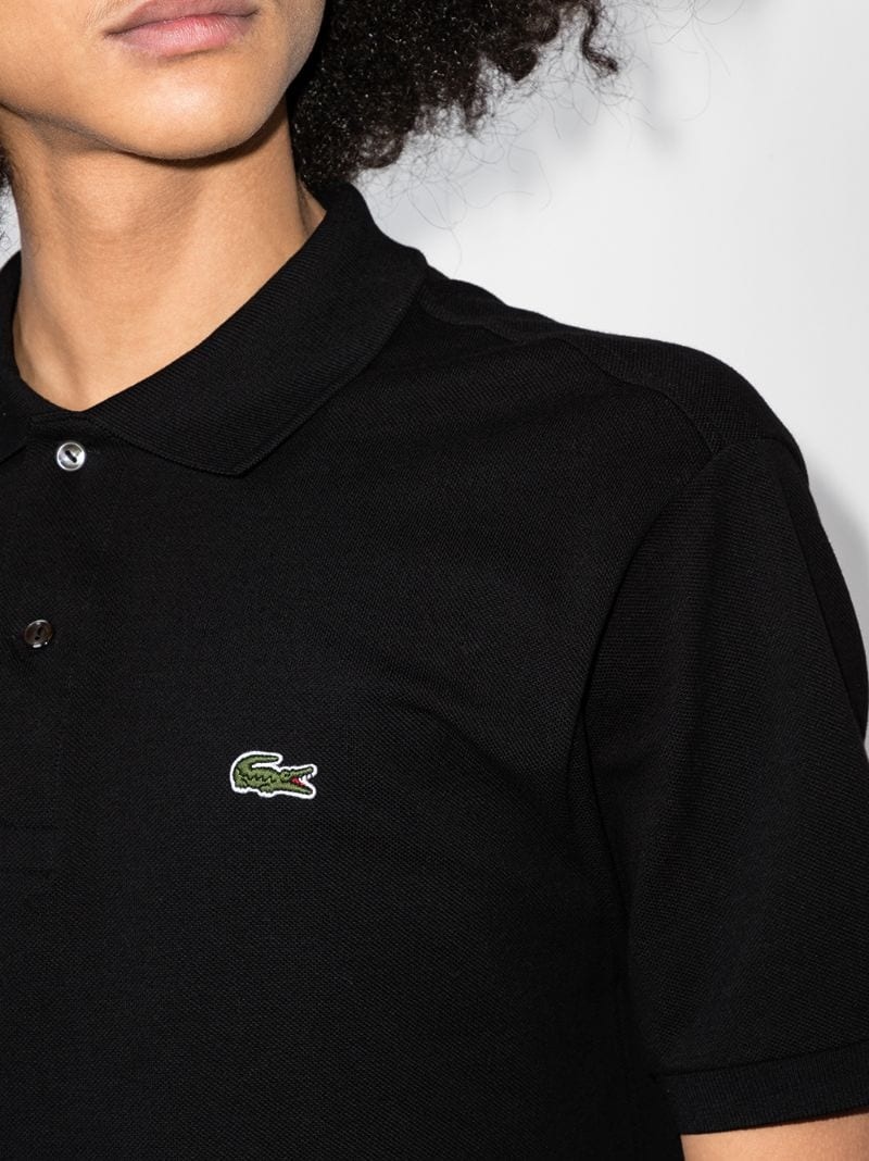 logo-patch short-sleeve polo shirt - 4