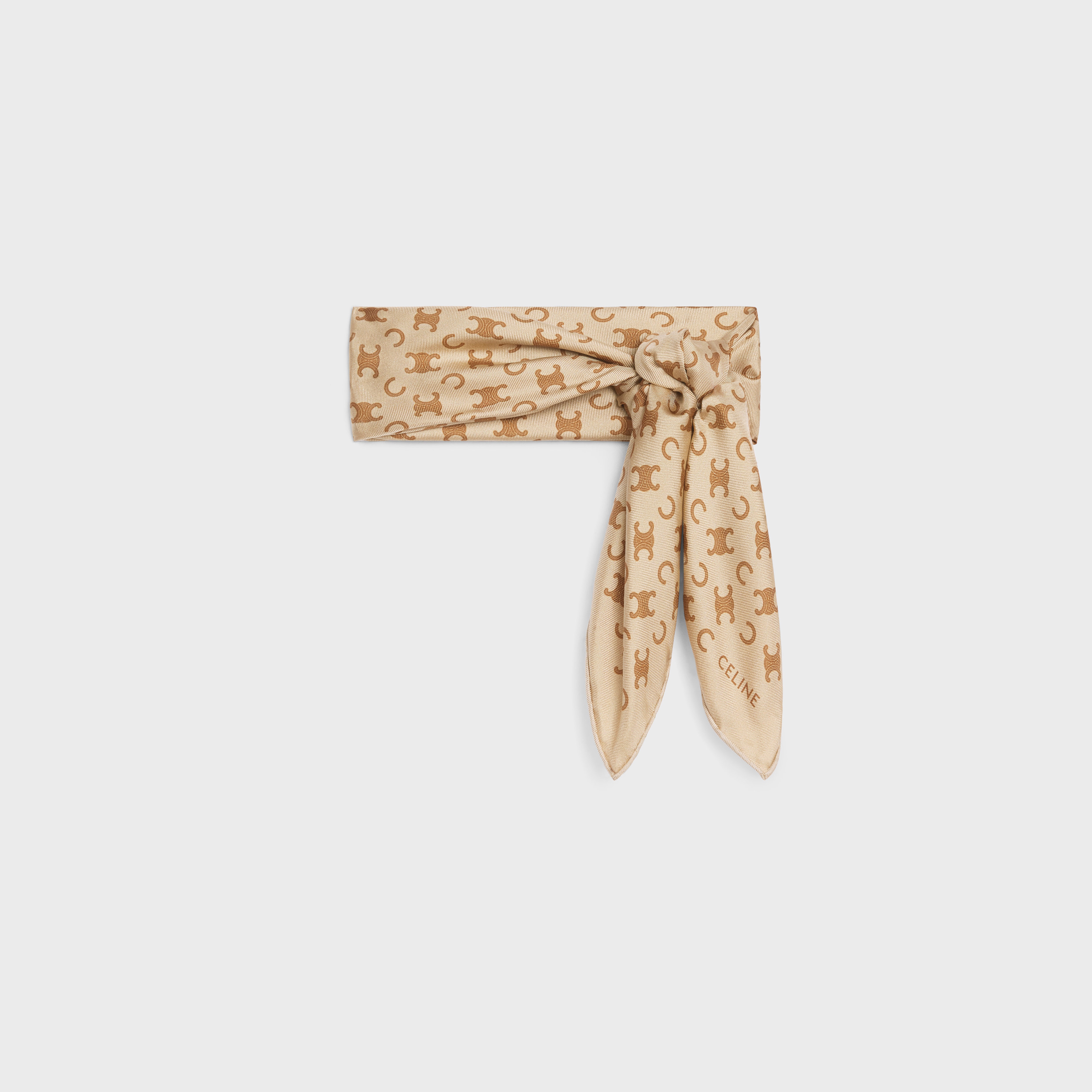SQUARE IN PRINTED SILK TWILL - 3
