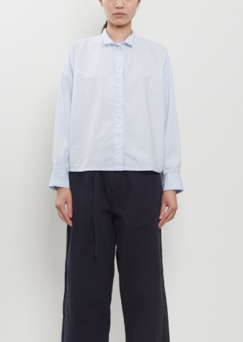 Maya Cotton Shirt — Azur 1