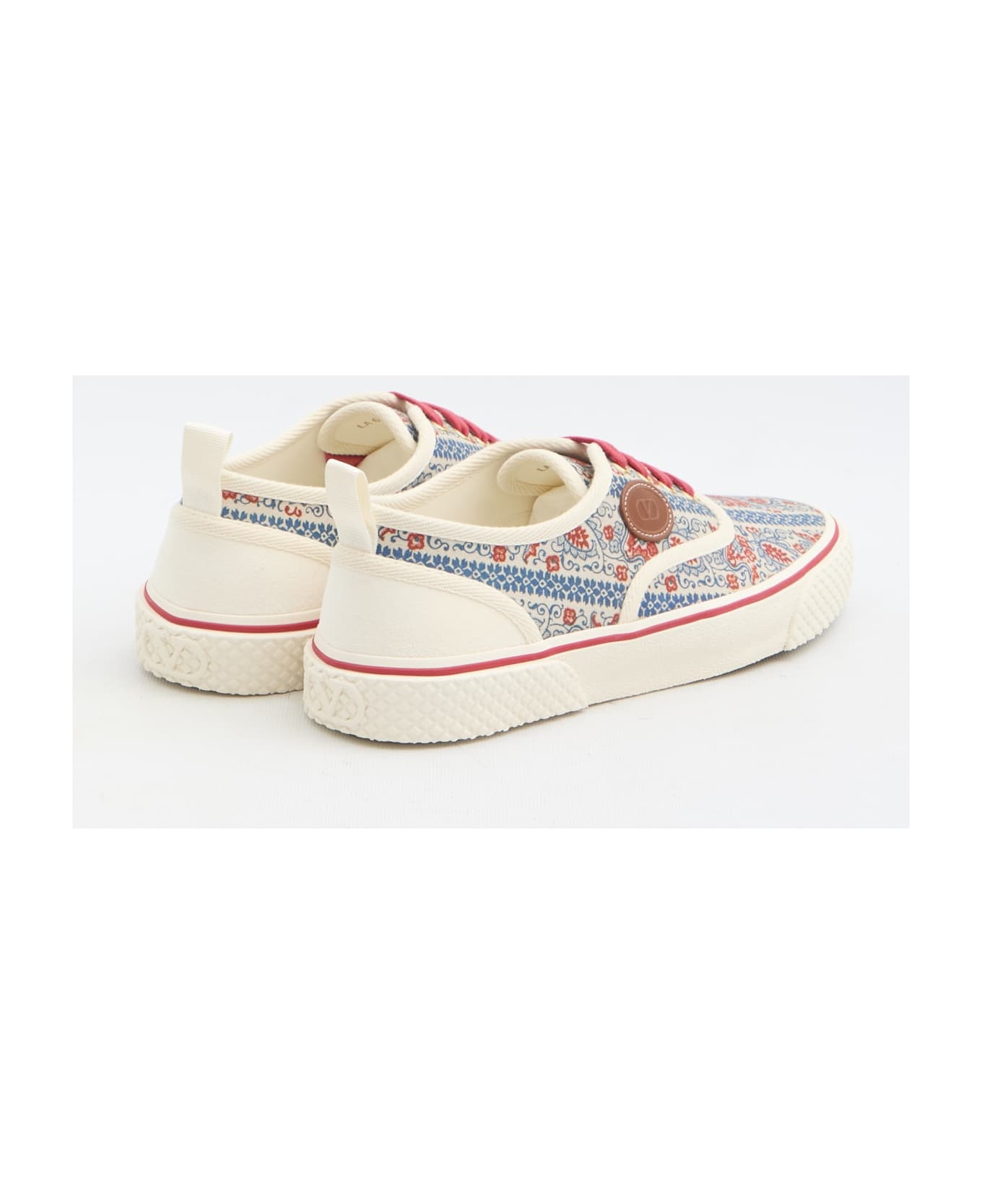 スニーカー VALENTINO Nojoke sneakers Nojoke Sneaker In Canvas Fabric for Man in Indigo/ivory/cuir
