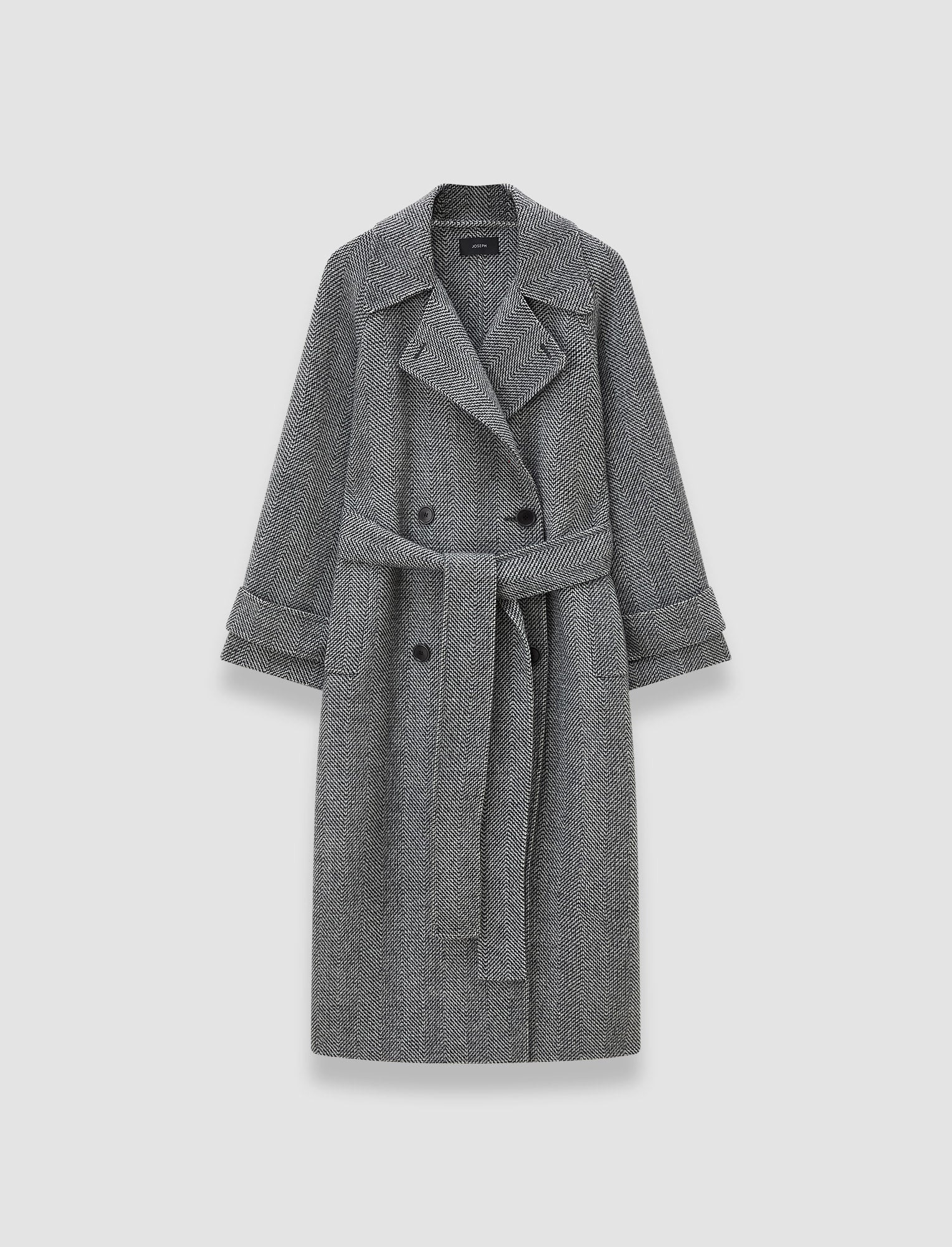 Navarre Linear Double Face Wool Coat - 2