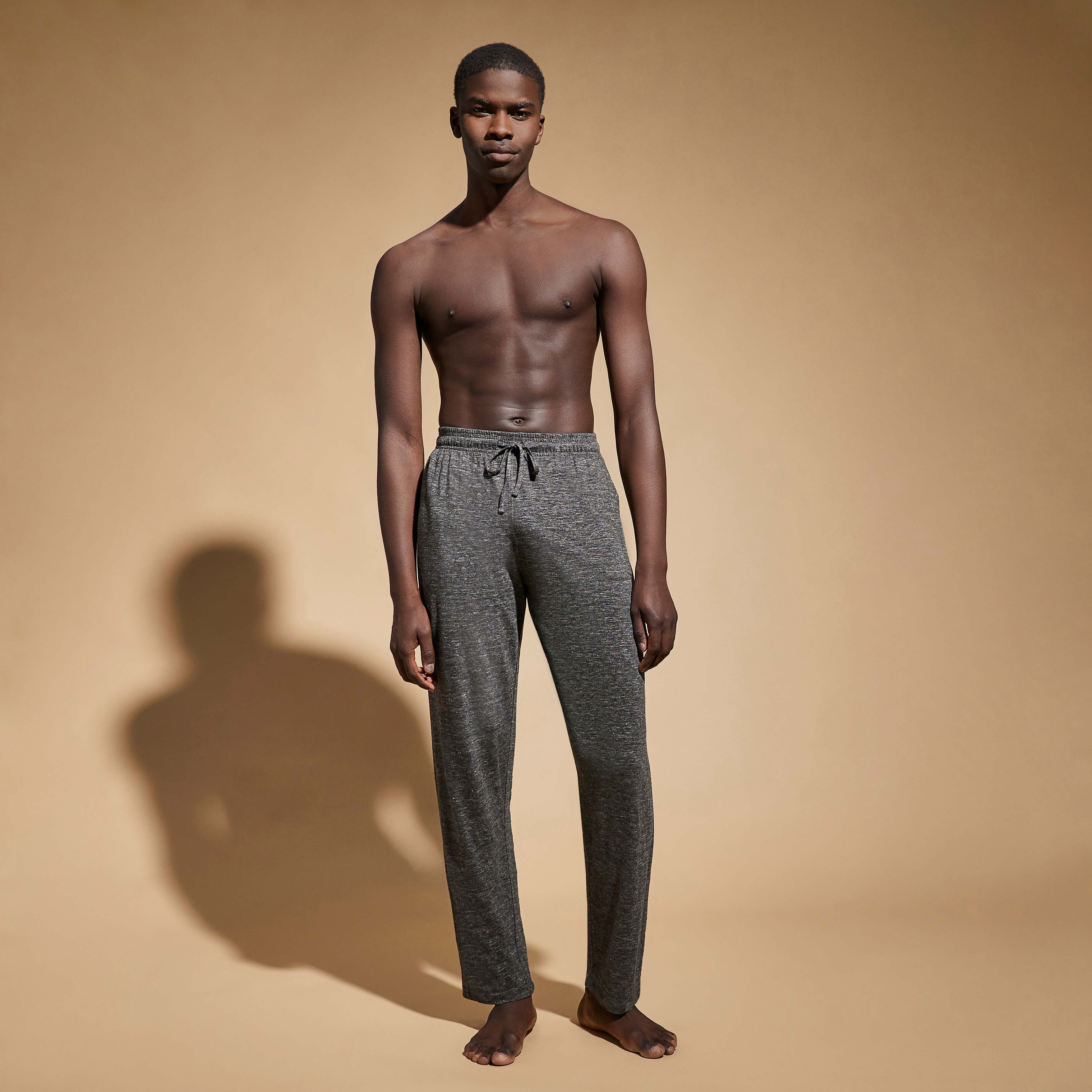 Unisex Linen Pants Solid - 4