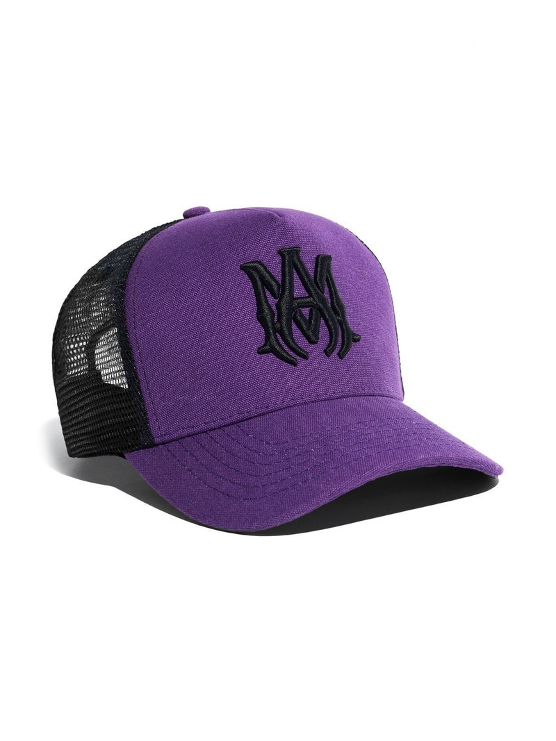 logo-patch trucker cap 3