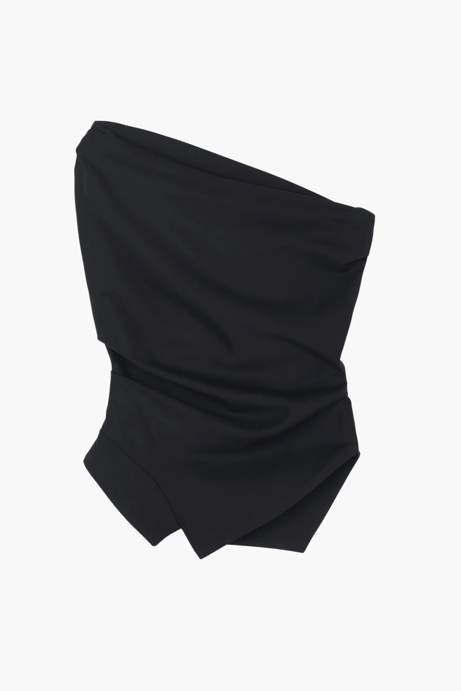 OFF SHOULDER LAPEL TOP - 1