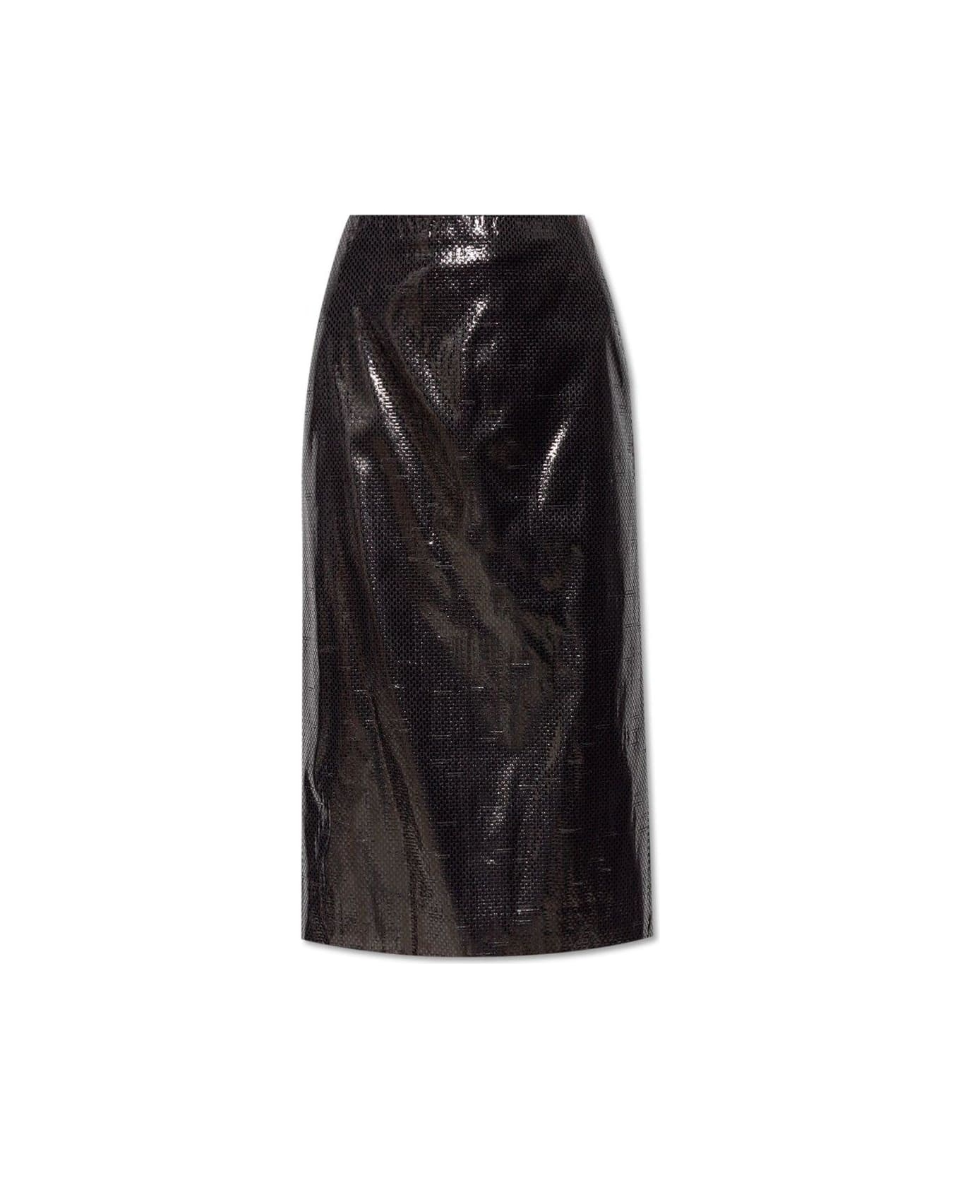 Tarpaulin Pencil Skirt - 1