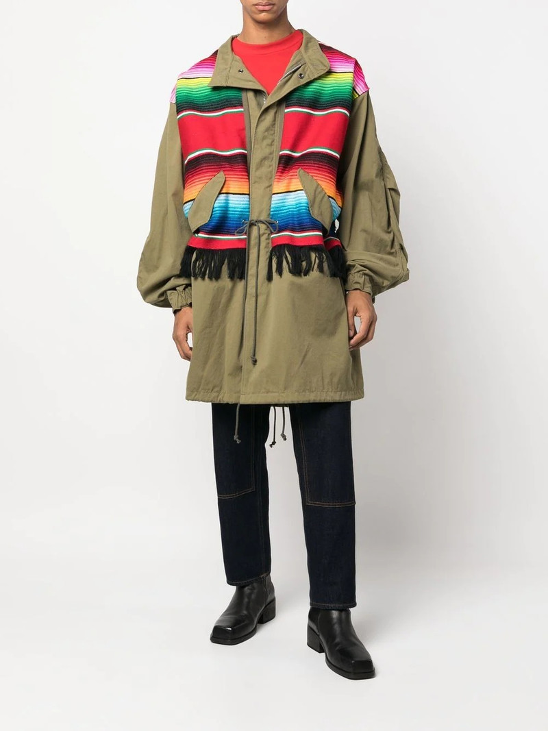 Junya Watanabe MAN Navako striped parka coat outlook