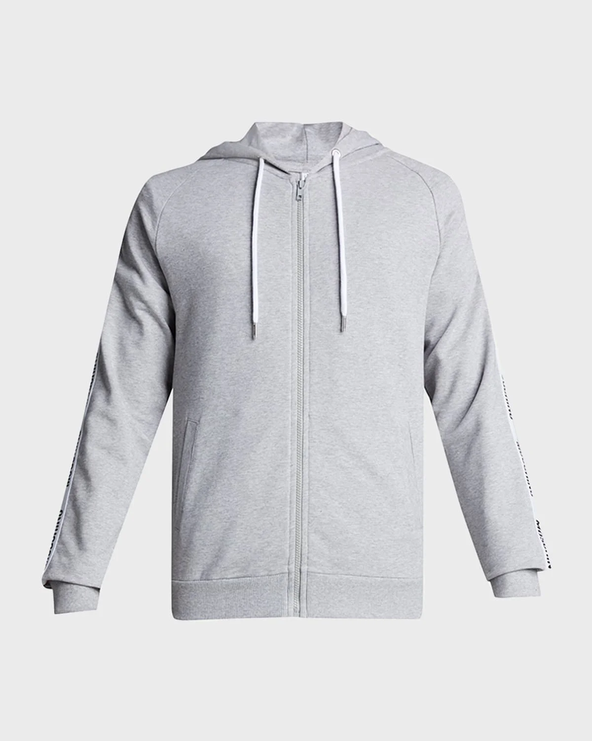 Men's Full-Zip Hoodie with Logo Taping - 1