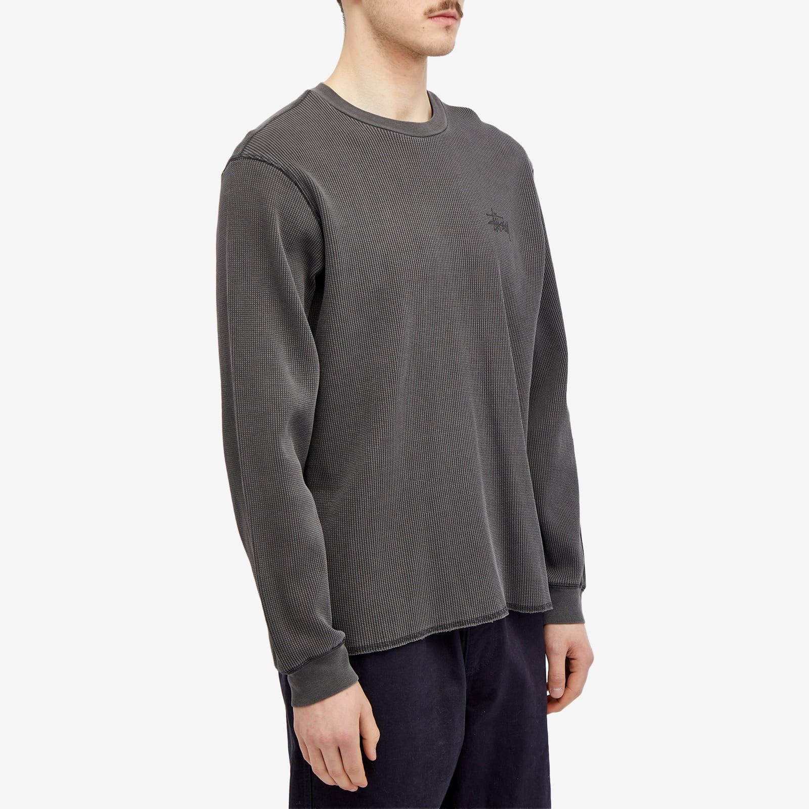 ★関税込★STUSSY★BASIC STOCK LS THERMAL LS T-Shirt★Bone★ Stussy - Basic Stock LS Tee: Bone – arts - rec