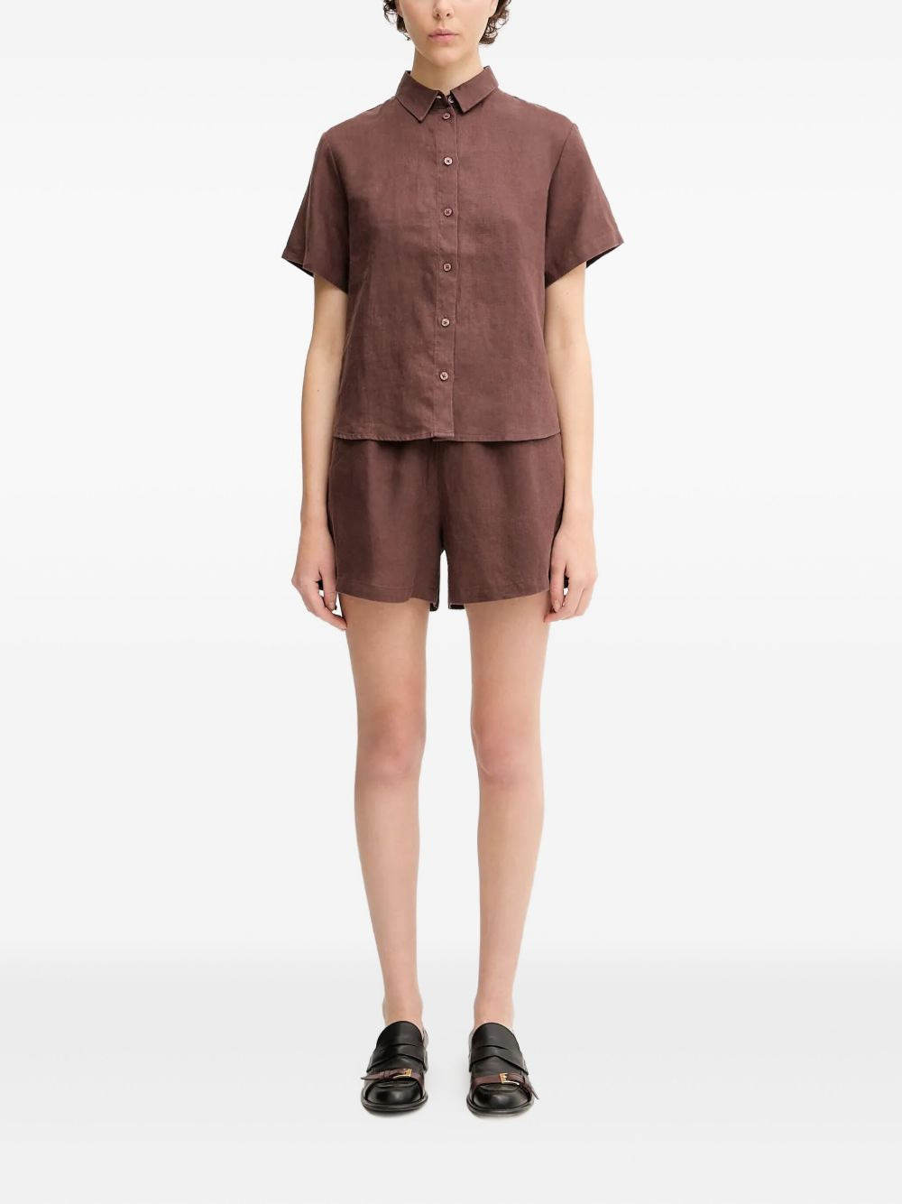 short-sleeve buttoned shirt - 2