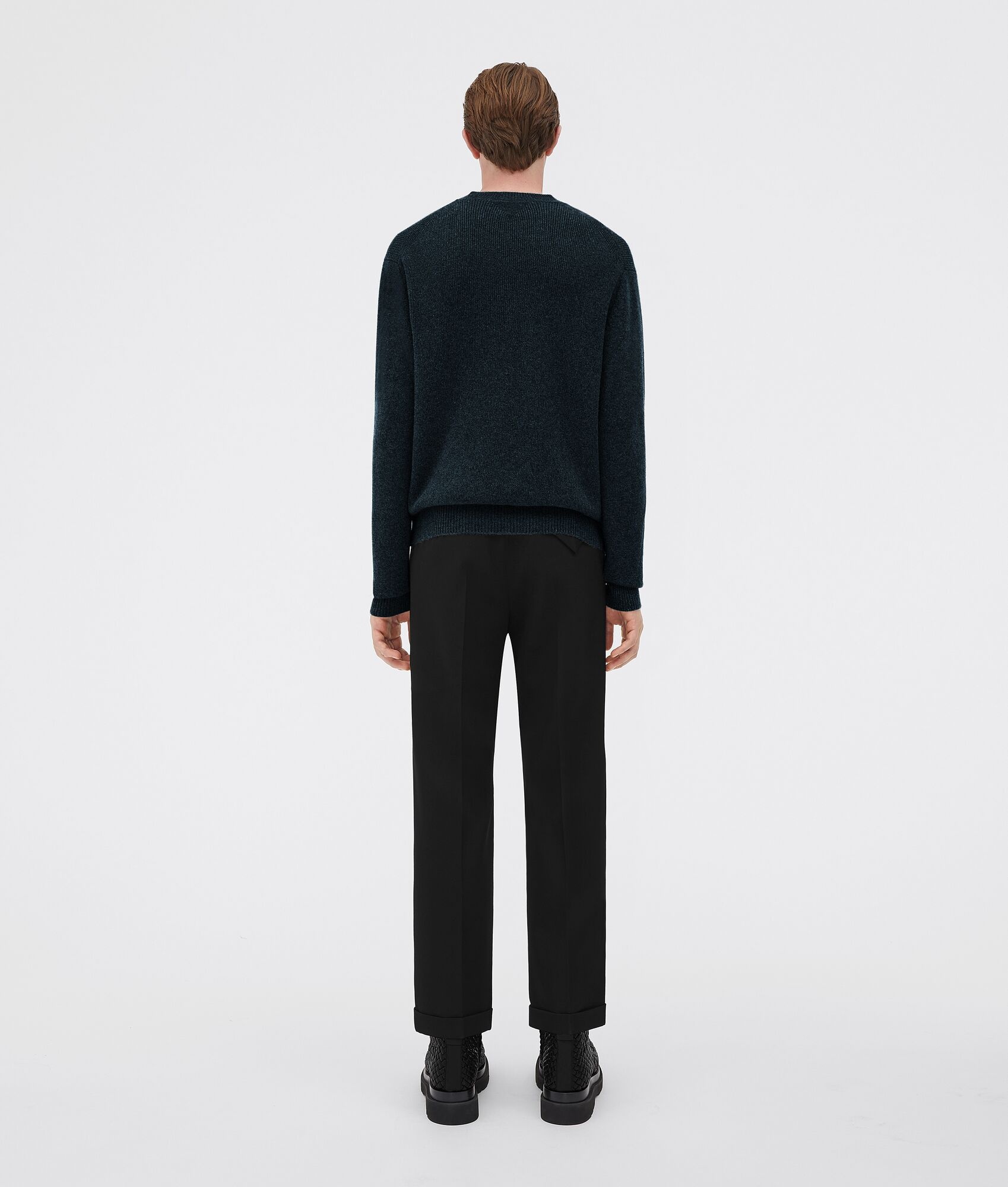 medium weight compact cashmere jumper - 3