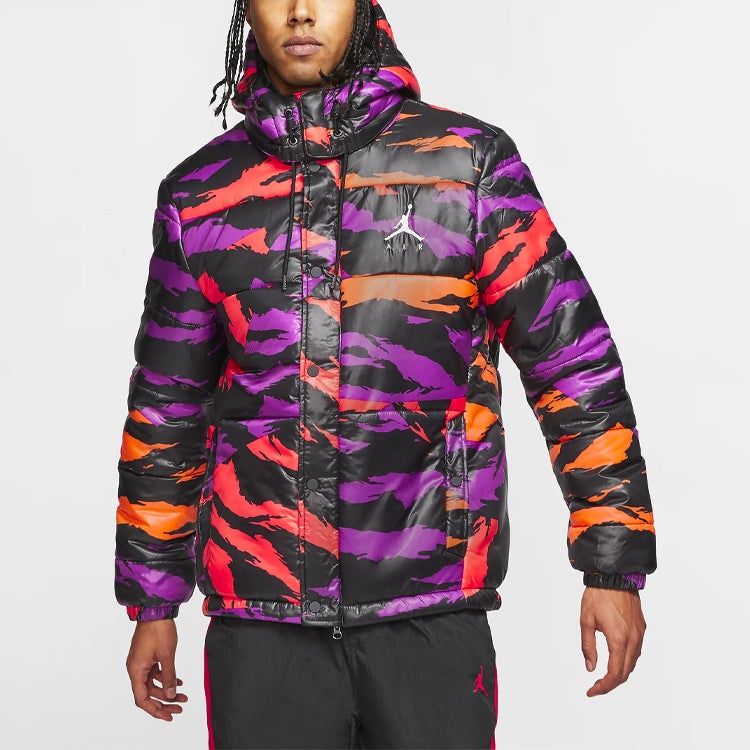 Air Jordan Jumpman Air Short hooded padded Jacket Camouflage BQ5696-551 - 4