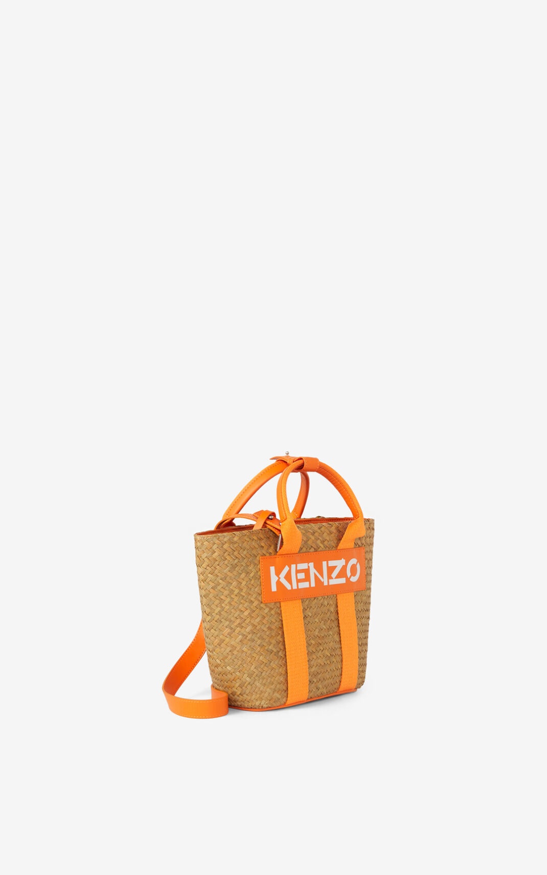 Small KENZO Logo raffia basket - 5