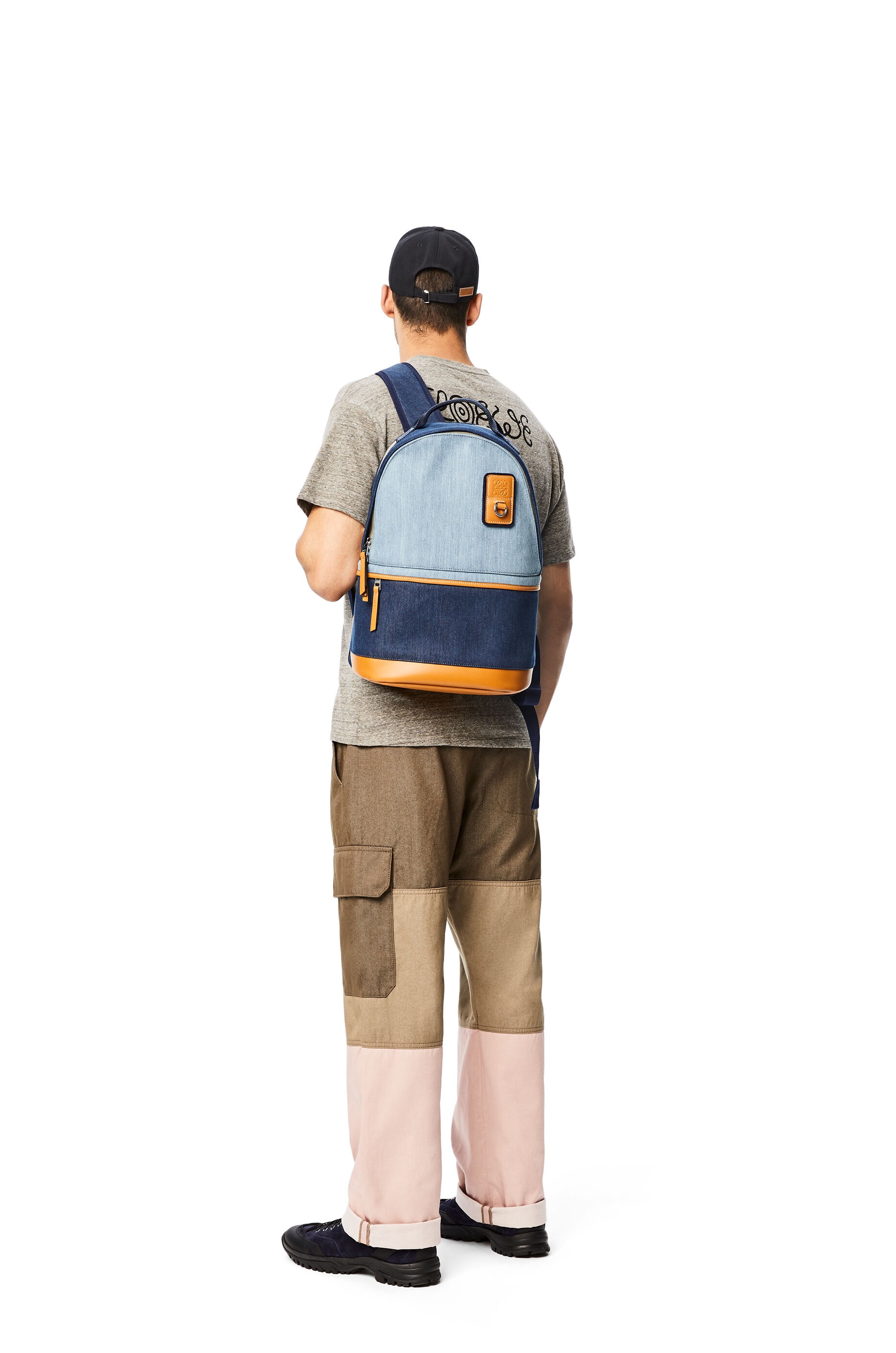 Small backpack in denim - 3