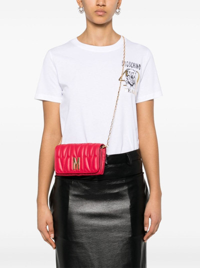 Moschino logo-quilted crossbody bag outlook