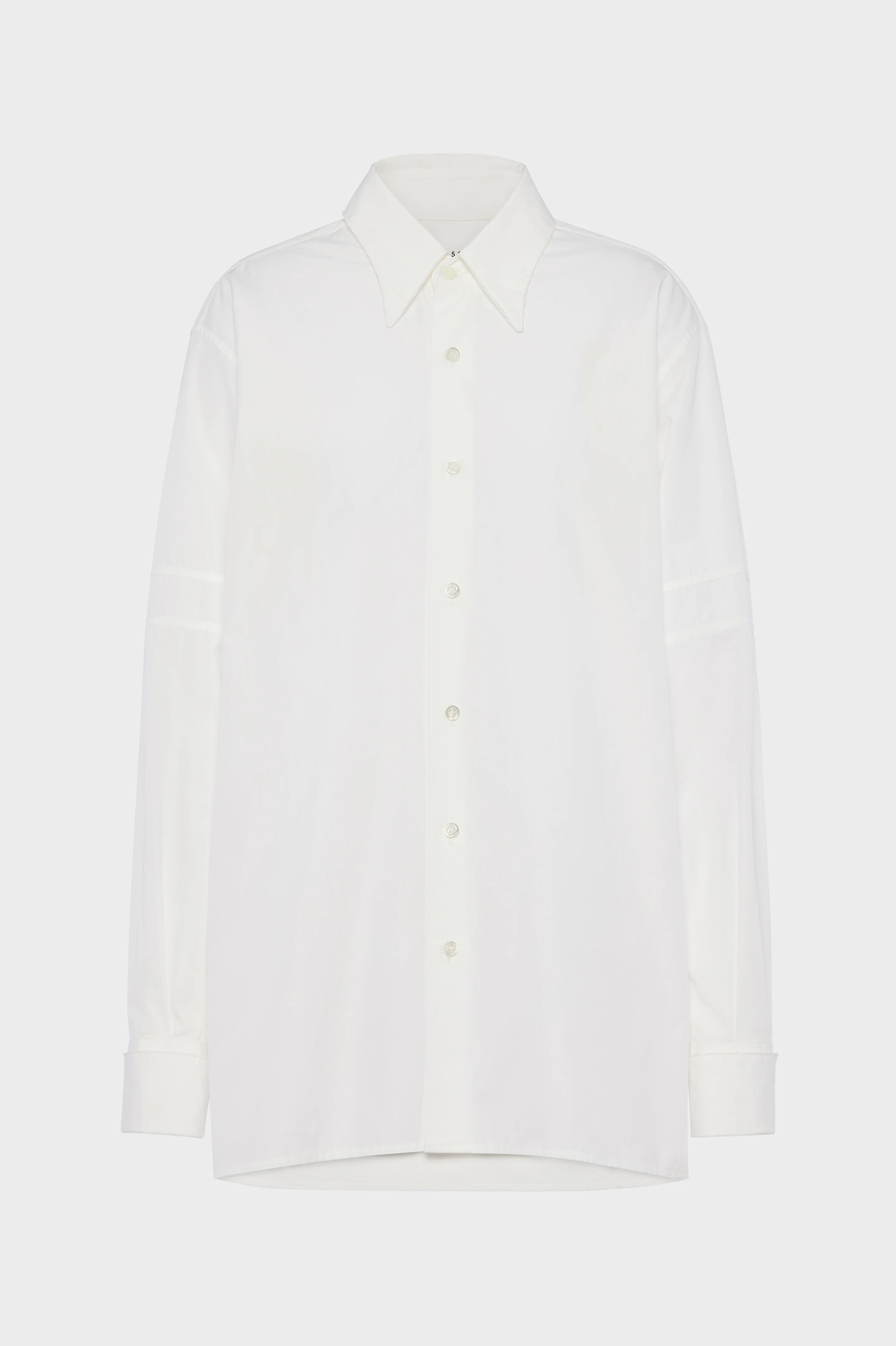 Cotton poplin shirt - 1