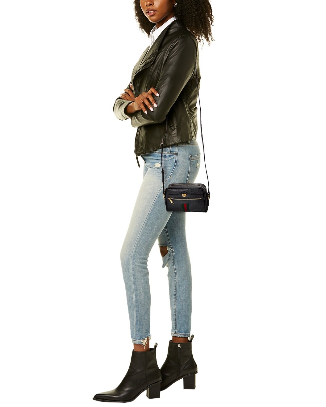 Gucci Ophidia Mini Leather Crossbody - 4