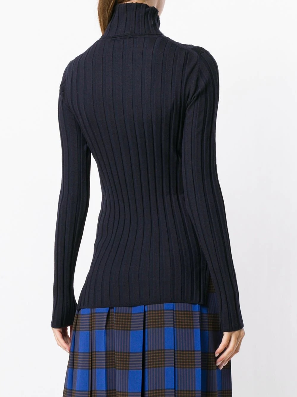 ribbed turtleneck sweater - 4