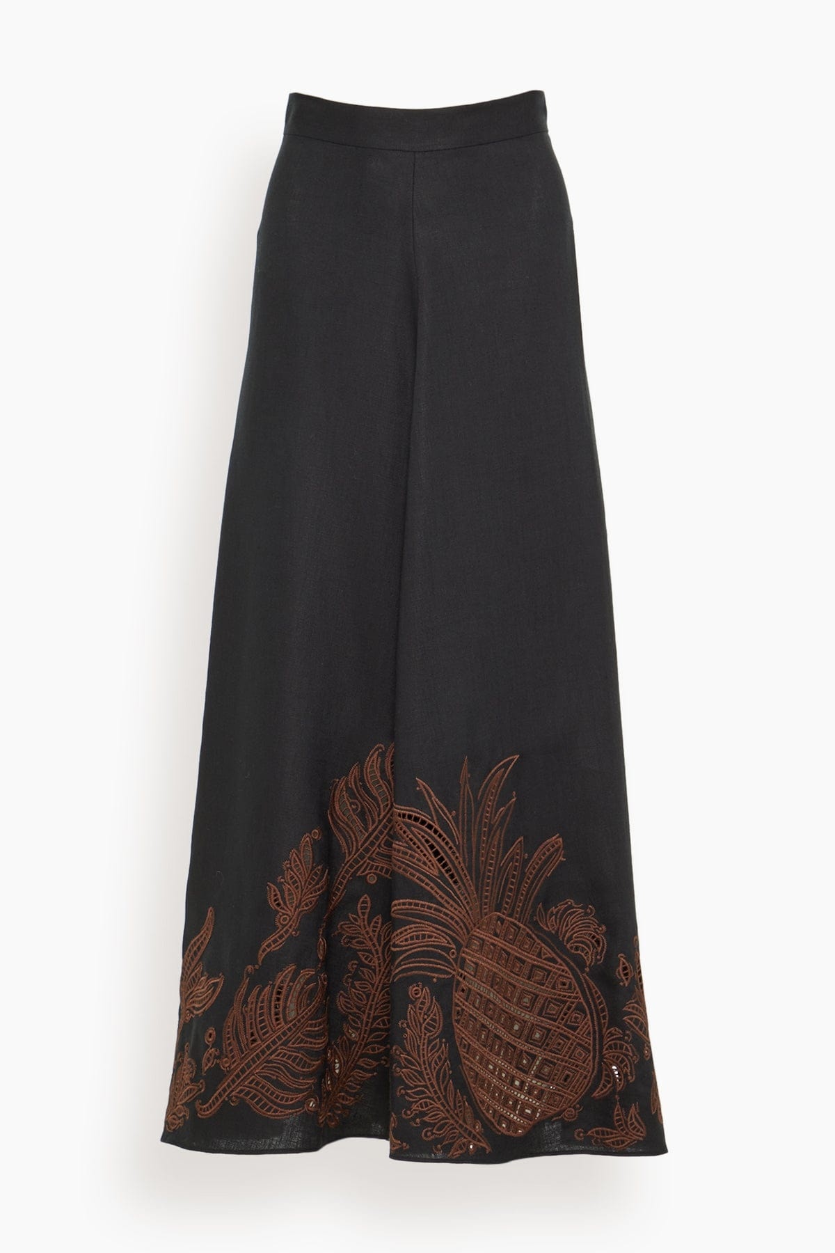 Exquisite Luxury Skirt in Pure Black - 1
