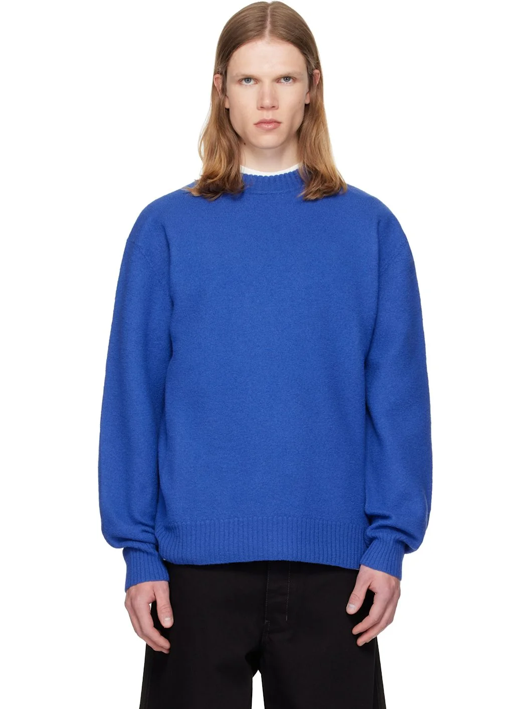 Blue Wool Sweater - 1