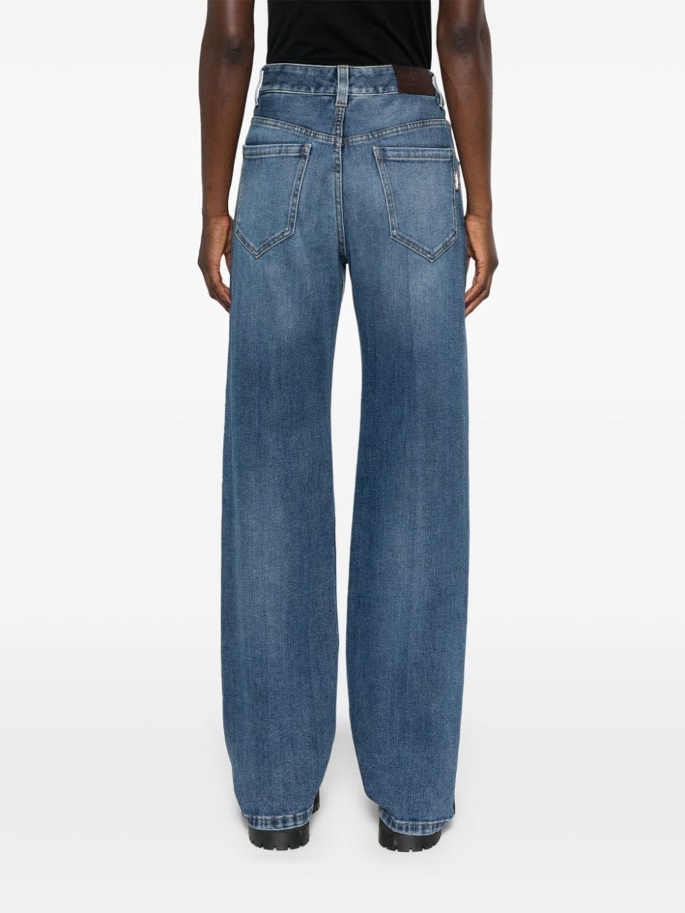 high-rise straight jeans - 4
