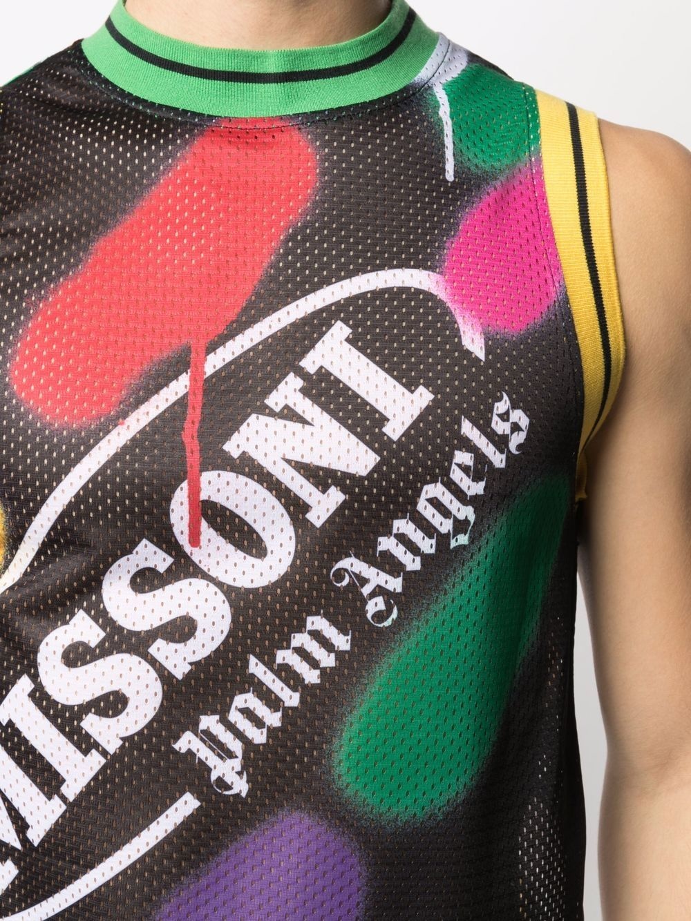 x Missoni Sport logo spray print tank - 5