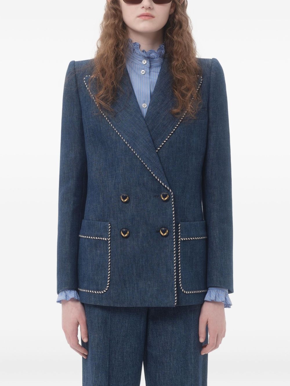 CHAMBRAY DENIM JACKET - 3