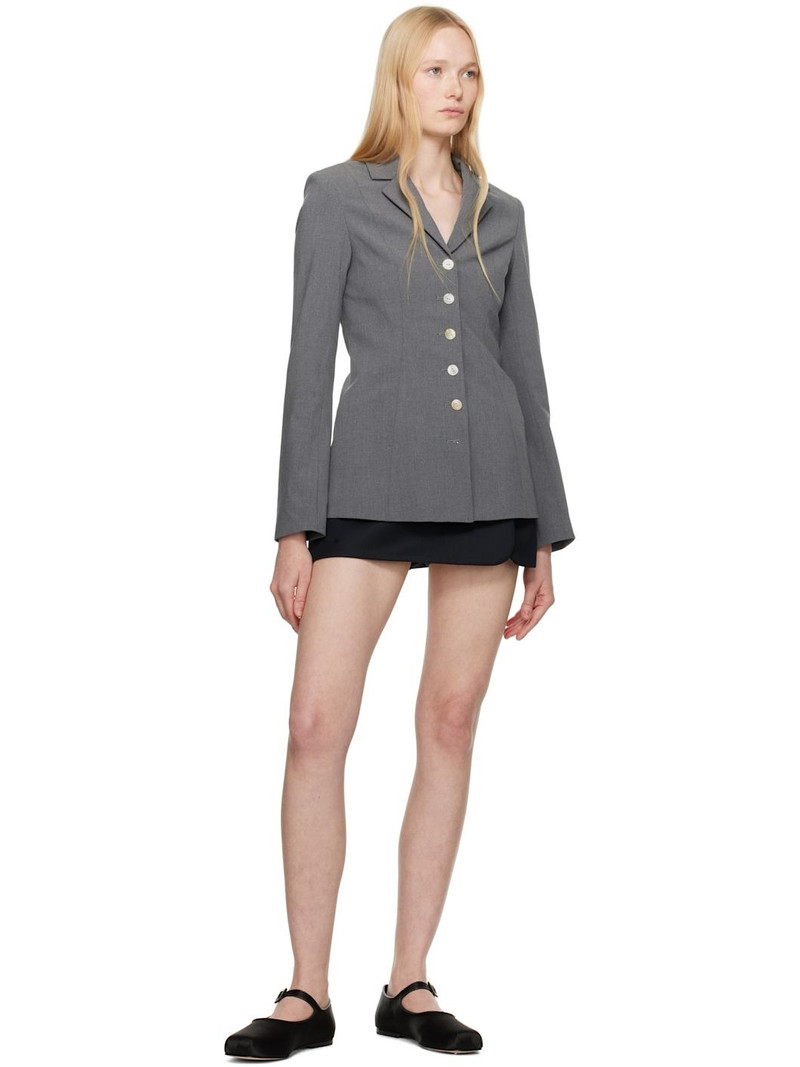 SANDY LIANG Gray Exton Blazer outlook