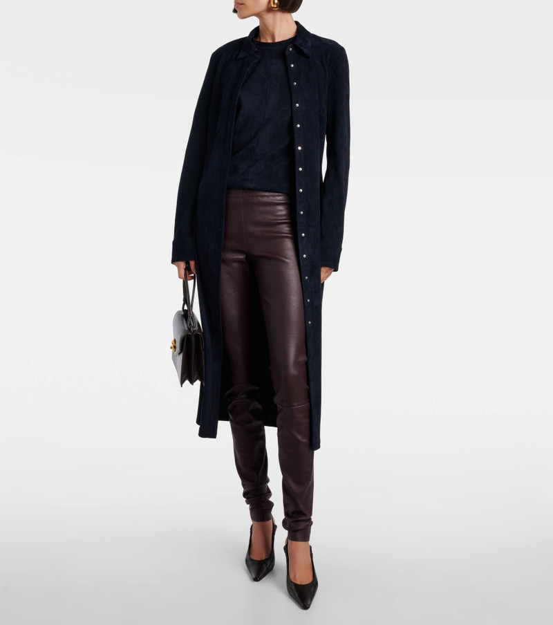 STOULS Miuccia suede top outlook